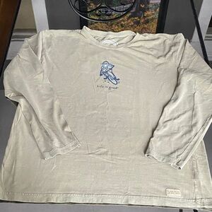 Life is Good Mountain Biking Long Sleeve Shirt, Men’s L